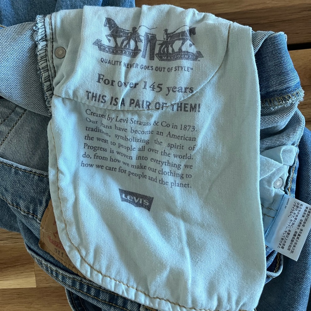 Levi’s 511 Ripped Jeans Size 32/32 - Picture 5 of 6